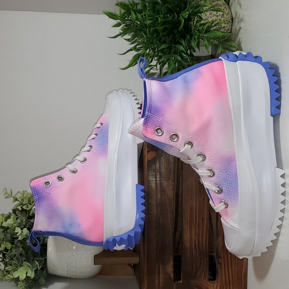 CONVERSE RUN STAR HIKE HI PLATFORM WOMEN SZ 7.5 - Picture 6 of 10